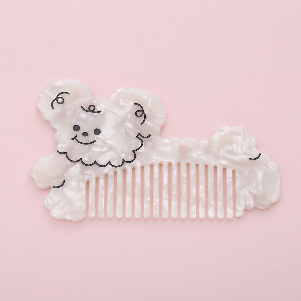 Cute Teddy Dog Shape Marble Ac - DippedShop Wholesale - #6707
