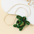 Creative Handmade Bead Rhinestones Tortoise Pendant Keychain 6W10BBC790