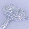 Sparkly Rhinestone Lip Shaped Handheld Mirror 6C5MR103