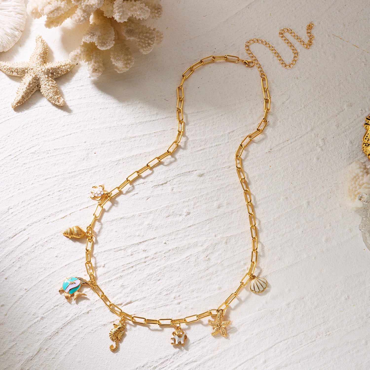 Cute Ocean Animal Charm Link Waist Chain 8ZA6JBC99T