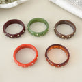 Punk Style Round Rivet Wide Ba - DippedShop Wholesale - #9187