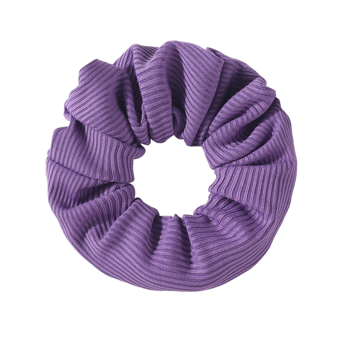Minimalist Solid Color Rib Texture Hair Tie 6W6HSR511