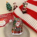 Christmas Theme Santa Claus Acrylic Hair Claw 6W6HCP1613