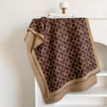 Reversible Jacquard Shawl Wrap - DippedShop Wholesale - #4307