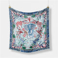 Animal Print Silk Scarf - DippedShop Wholesale - #7475