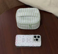 Fresh Striped Color Block Travel Makeup Bag 6S5CO177