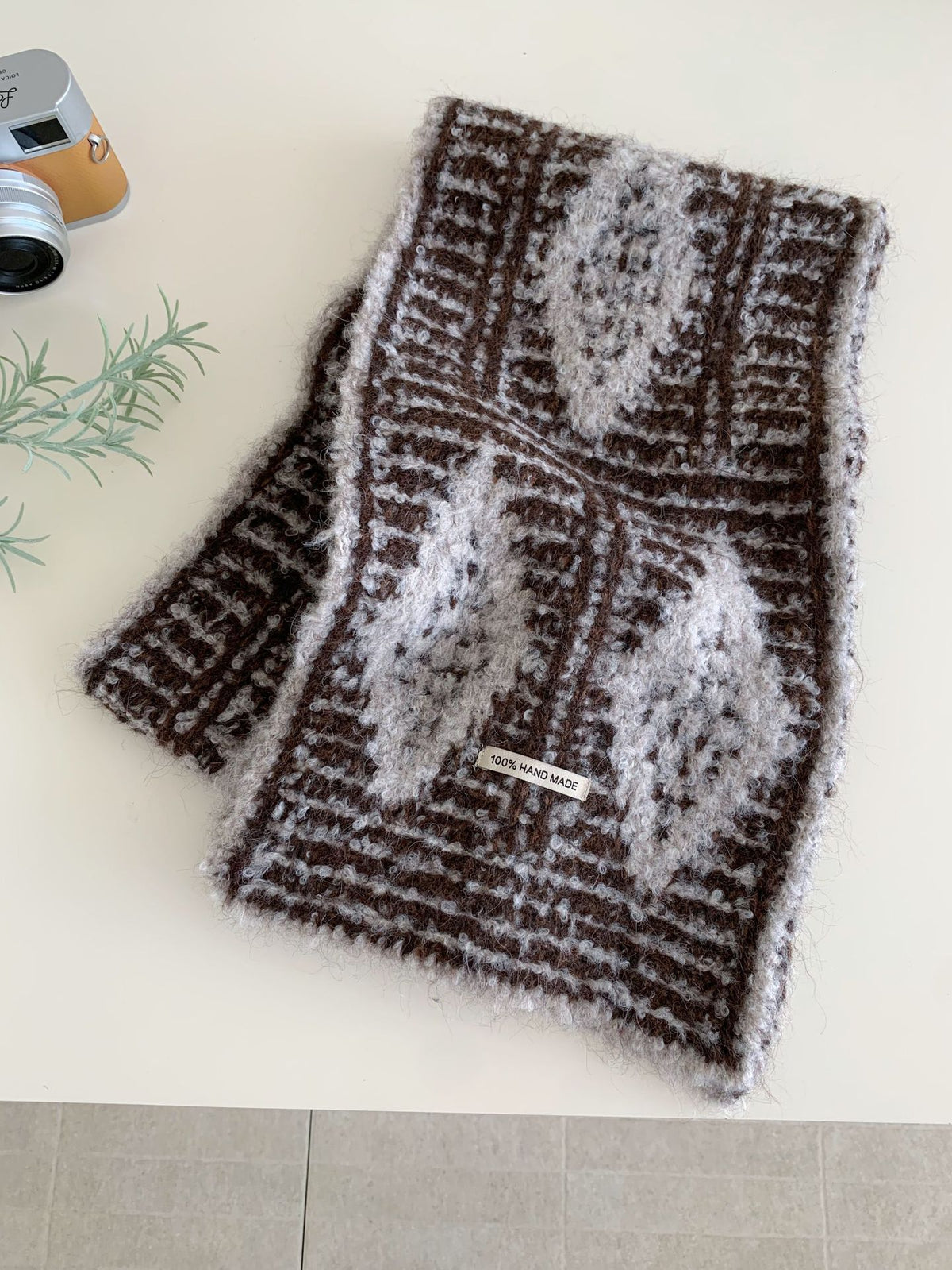 Wool Blend Knit Scarf - DippedShop Wholesale - #5619