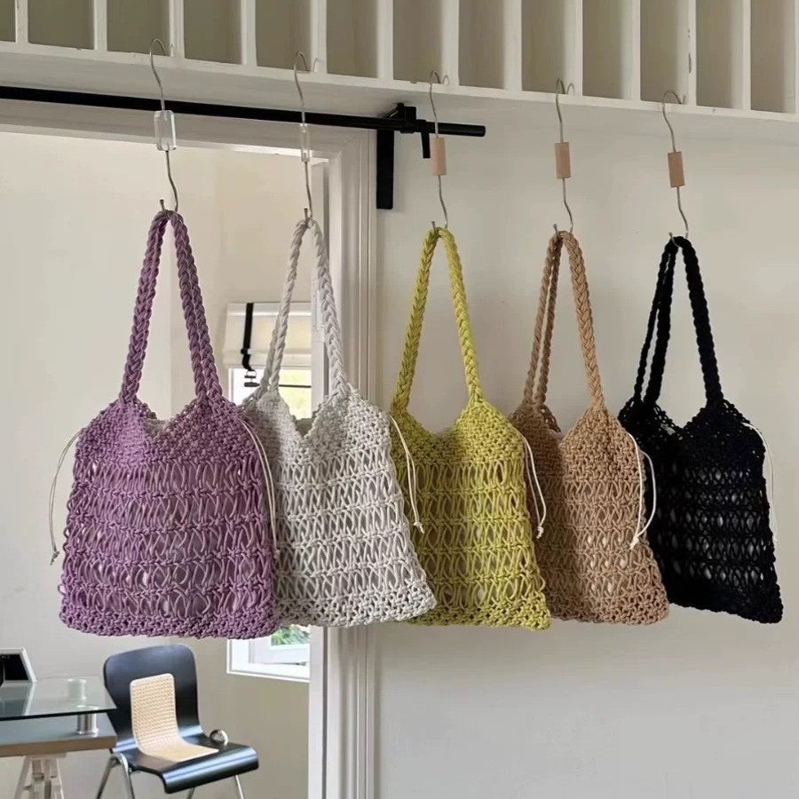 Casual Hand-Woven Shoulder Bag - DippedShop Wholesale - #7123