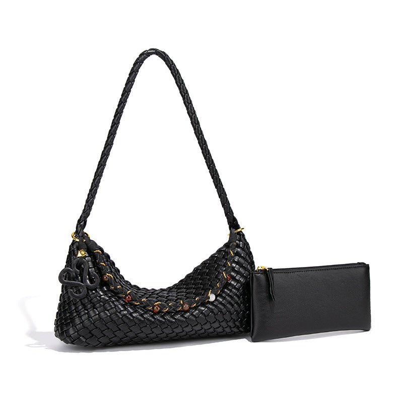 Trendy Woven Underarm Bag - DippedShop Wholesale - #3507