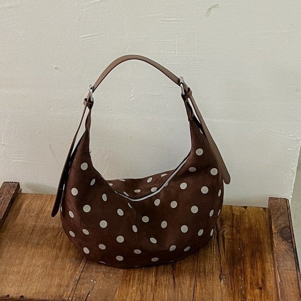 Casual Crescent Polka Dots Crossbody Bag 6W10BBG1852