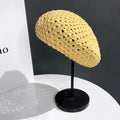 Simple Hollow Out Crochet Thin Beret Hat MK2CK6W6HAT65