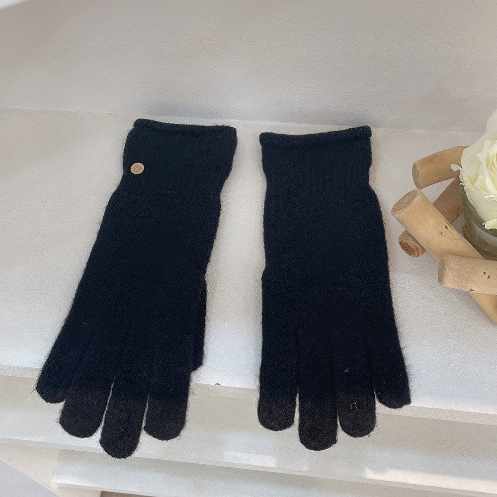 Wool Blend Winter Gloves - DippedShop Wholesale - #1235