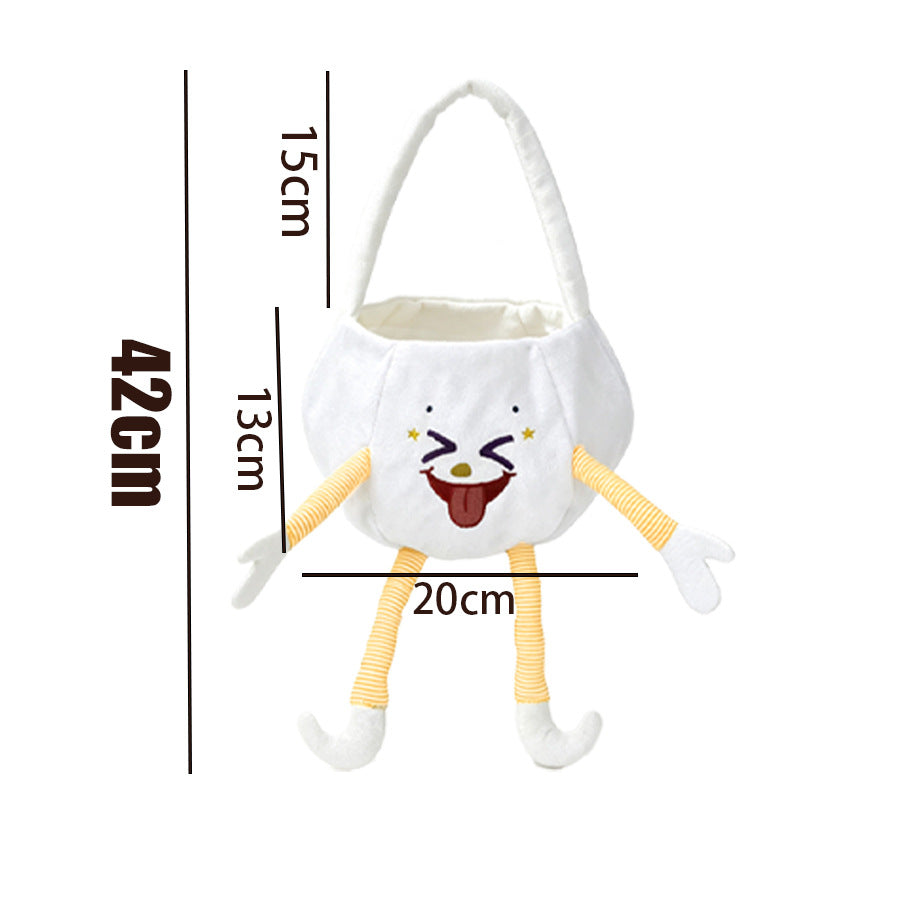 Plush Pumpkin Candy Bag - DippedShop Wholesale - #7187