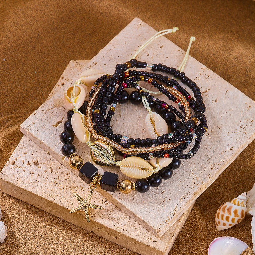 Boho Starfish Multi-Layer Bead - DippedShop Wholesale - #9811