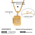 Trendy Oval Pendant Photo Locket Necklace 6W6JNC405L