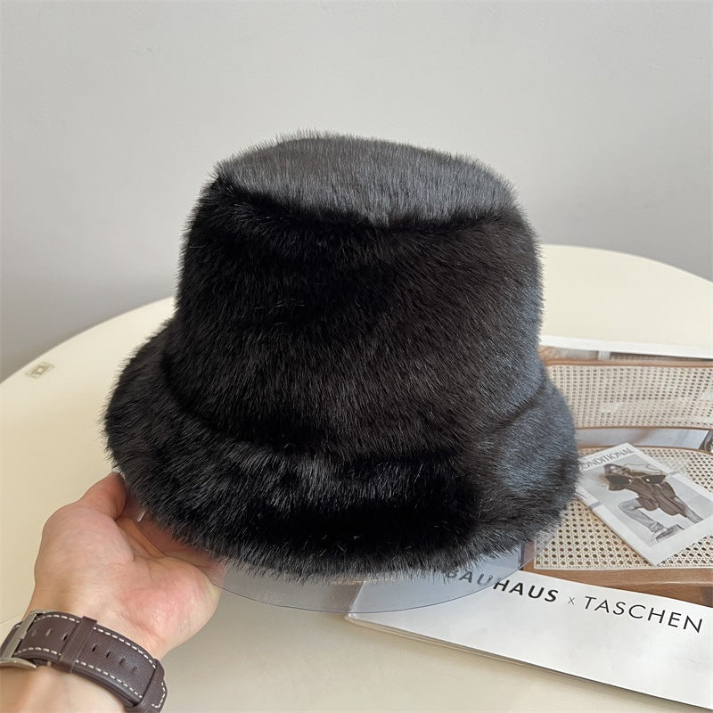 Faux Fur Bucket Hat - DippedShop Wholesale - #7443