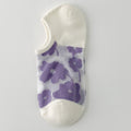 Floral Mesh Sheer Socks - DippedShop Wholesale - #8003