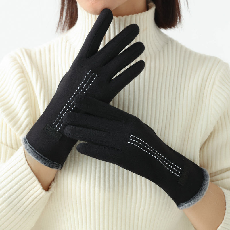 Fleece Lined Warm Gloves - DippedShop Wholesale - #8179
