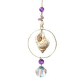 Crystal Prism Seashell Sun Catcher Wind Chime 6H7HLS209