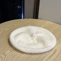 Mohair Knit Beret Hat - DippedShop Wholesale - #1699