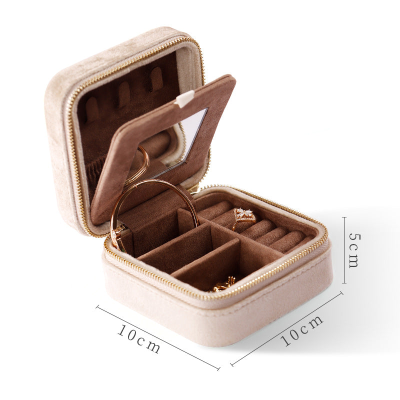 trendy Solid Color Square Jewelry Case 8CW6BOB353L