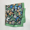 Sweet Butterfly Print Solid Color Silk Scarf 6W6NSI263