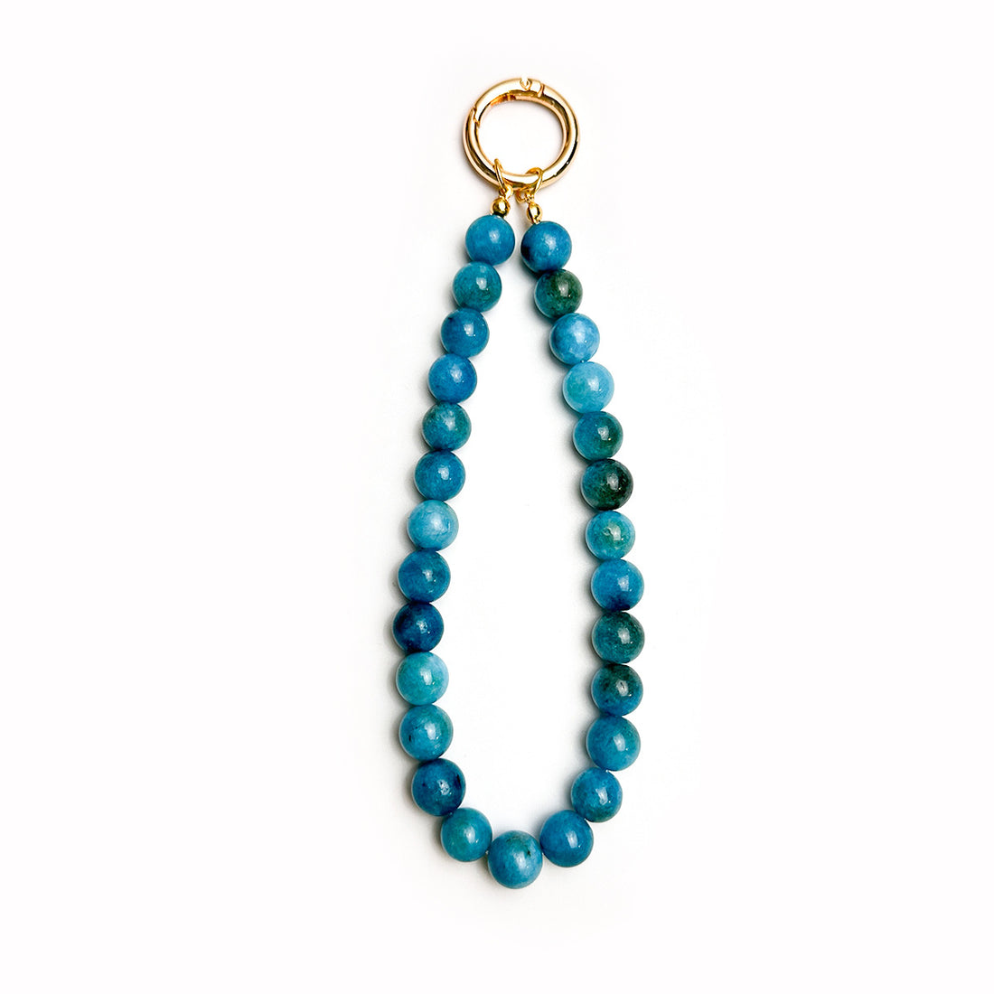 Natural Stone Beaded Keychain - DippedShop Wholesale - #8739