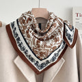 Square Silk Scarf - DippedShop Wholesale - #7779