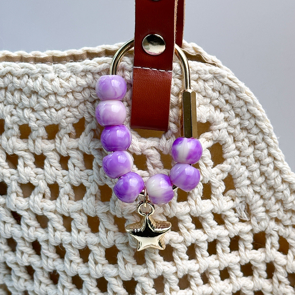 Minimalist Stone Beaded Charm - DippedShop Wholesale - #8243