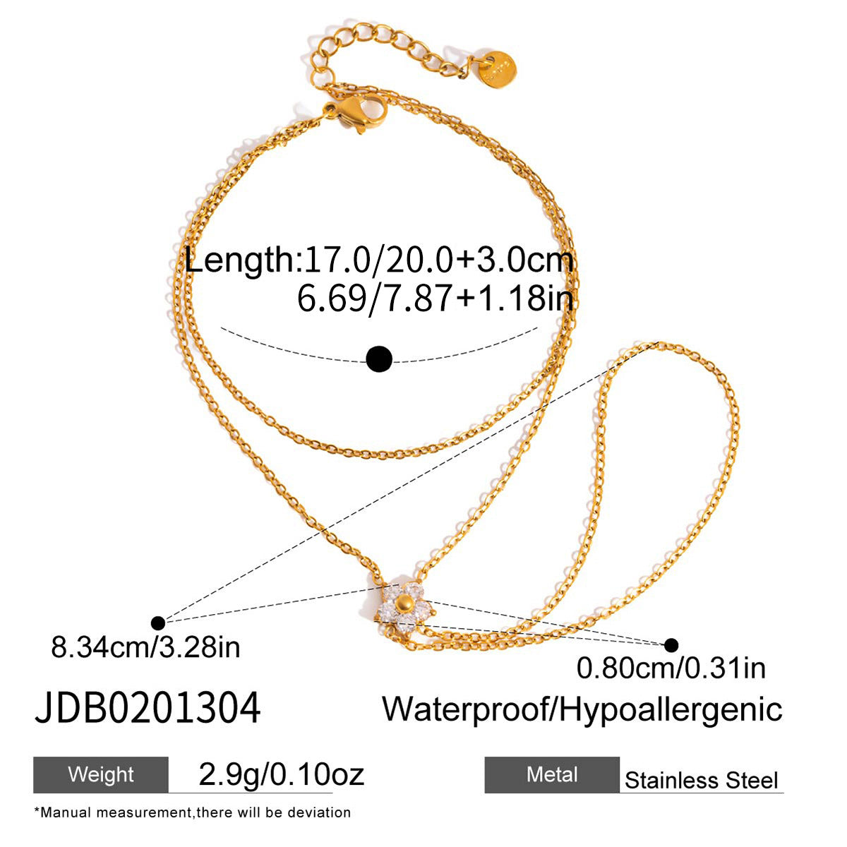 Elegant Rhinestone Lucky Clove - DippedShop Wholesale - #2227