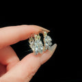 Retro Cubic Zirconia Statement Hoop Earrings 6W6JER741