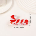 Cute Cartoon Christmas Gingerbread Hair Claw 6W6HCP1614