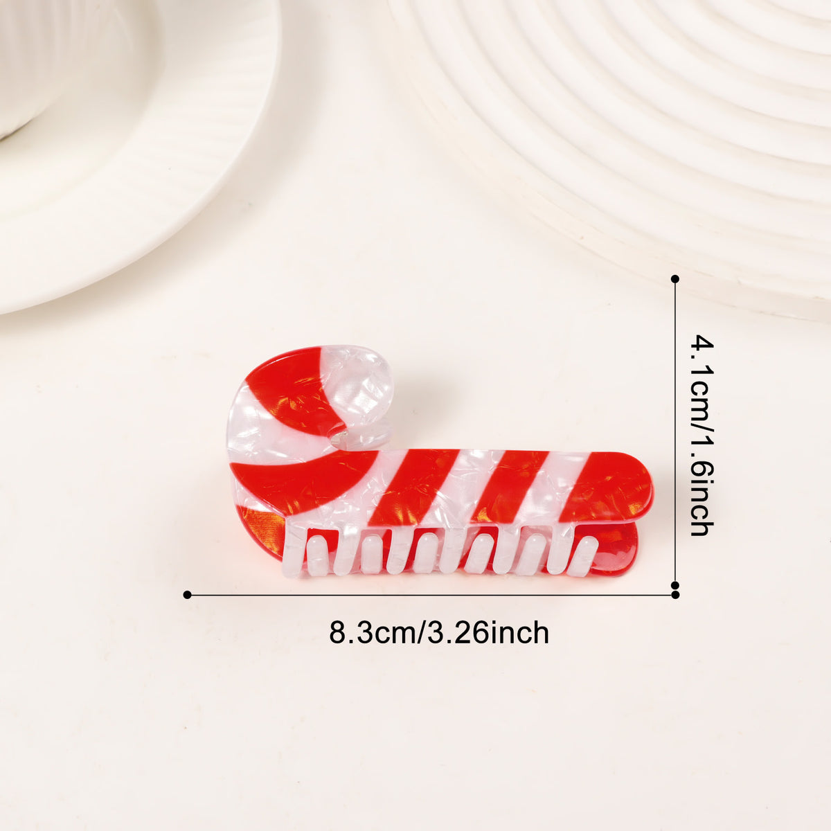 Cute Cartoon Christmas Gingerbread Hair Claw 6W6HCP1614