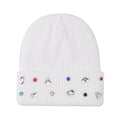 Rhinestone Knit Beanie - DippedShop Wholesale - #3411