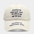 Stylish Letter Embroidery Adjustable Baseball Cap 8BK6HAT185L