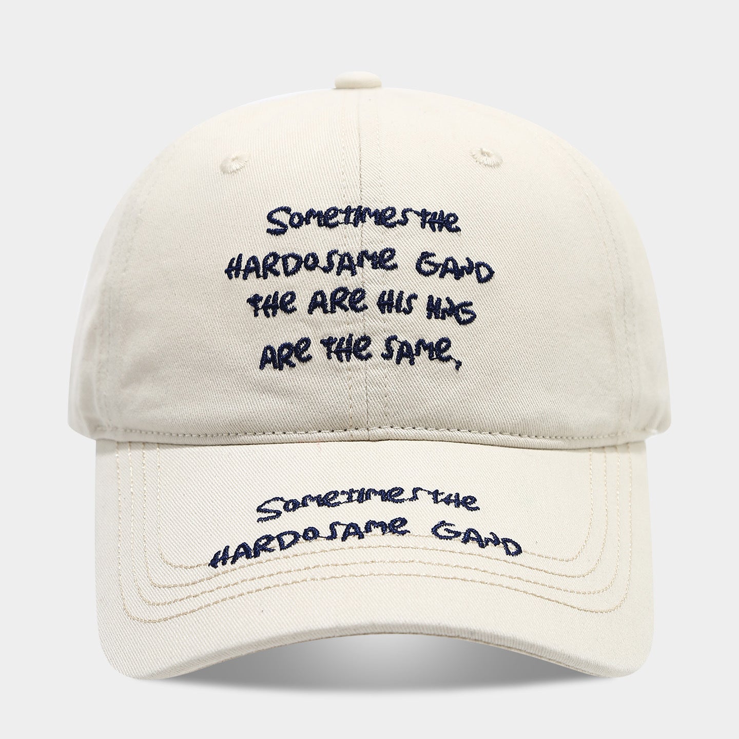Stylish Letter Embroidery Adjustable Baseball Cap 8BK6HAT185L
