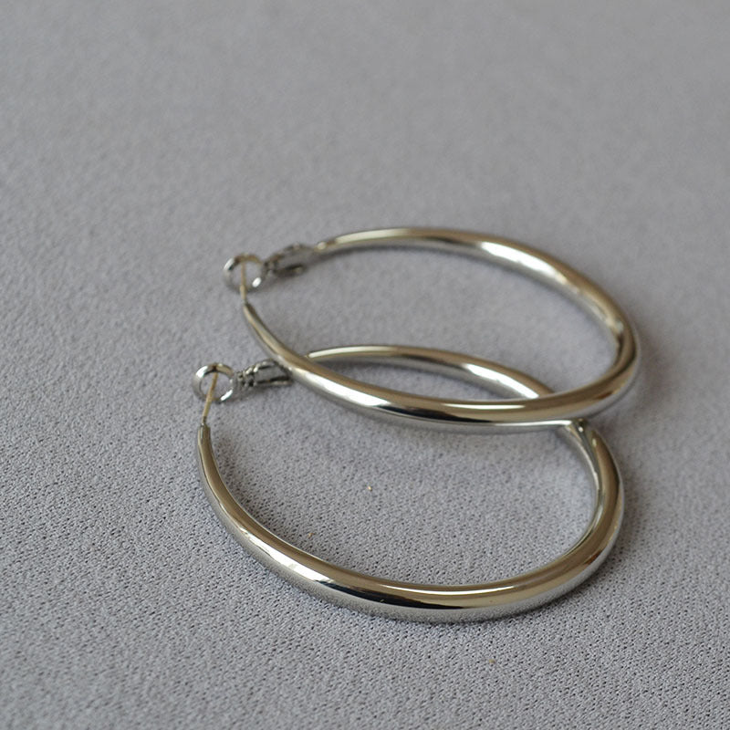 Minimalist Metal Hoop Earrings - DippedShop Wholesale - #0275