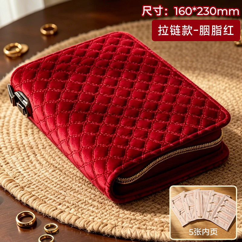 Trendy Butterfly Pattern Jewelry Organizer Bag 8CW6BOB360