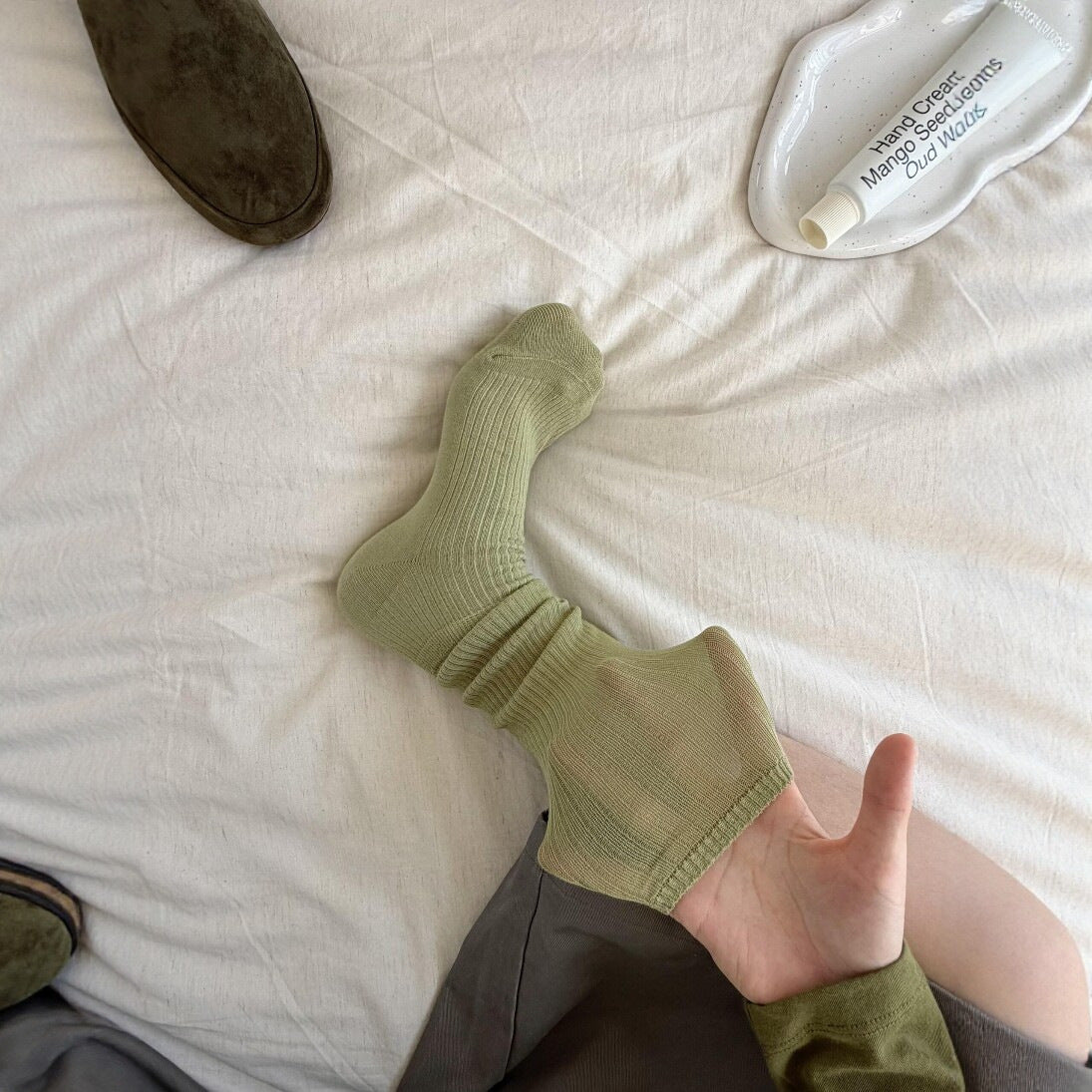 Mid-Calf Knit Socks - DippedShop Wholesale - #7683