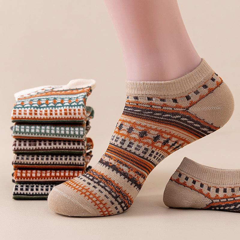 Ethnic Style Color Block Thick Socks 6W8FSO1004