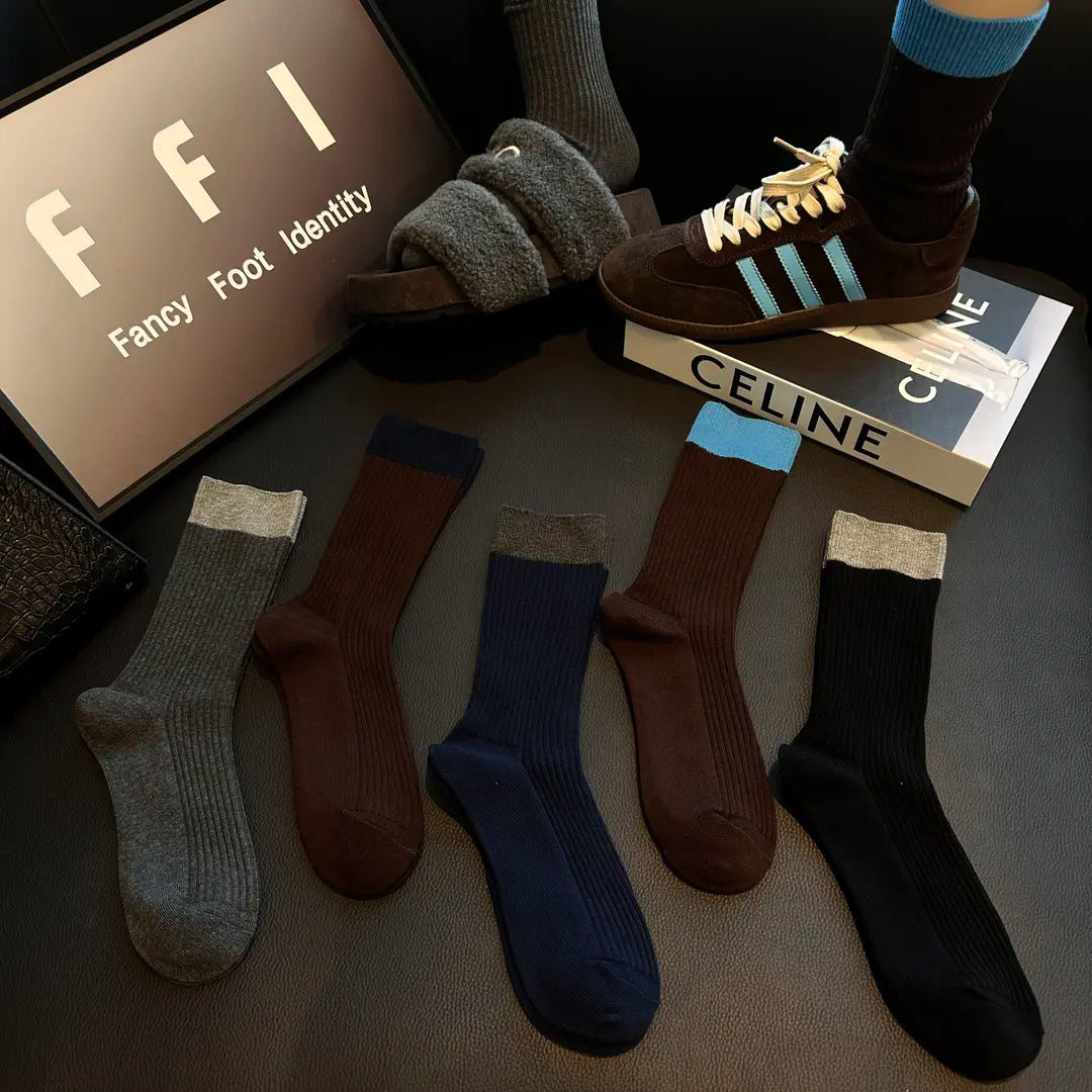 Striped Scrunch Socks - DippedShop Wholesale - #5443