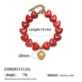 Acrylic Heart Choker Necklace - DippedShop Wholesale - #6595