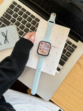 Minimalist Solid Color Slim Silicone Watch Band 6W6JWA147