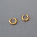 Textured Hoop Earrings - DippedShop Wholesale - #9795