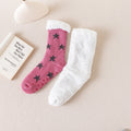 Random Color Sherpa Lined Christmas Socks MK2BLW6W8FSO900