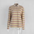 Vintage Striped Polo Shirt - DippedShop Wholesale - #3011