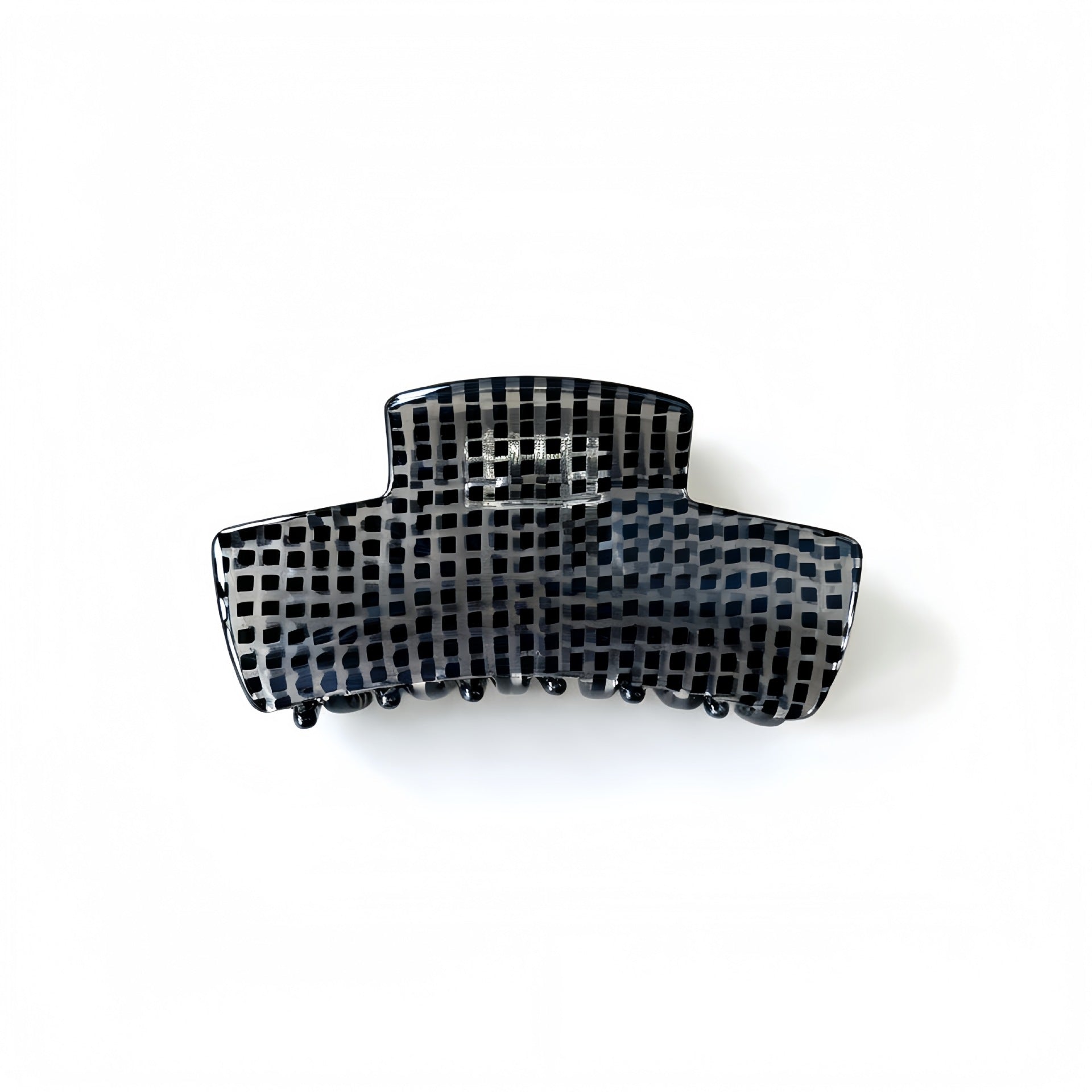 Minimalist Solid Color Plaid Acetate Hair Claw 8AS6HCP323T