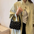 Punk Style Rivet Studded Underarm Shoulder Bag 6W10BBG2425