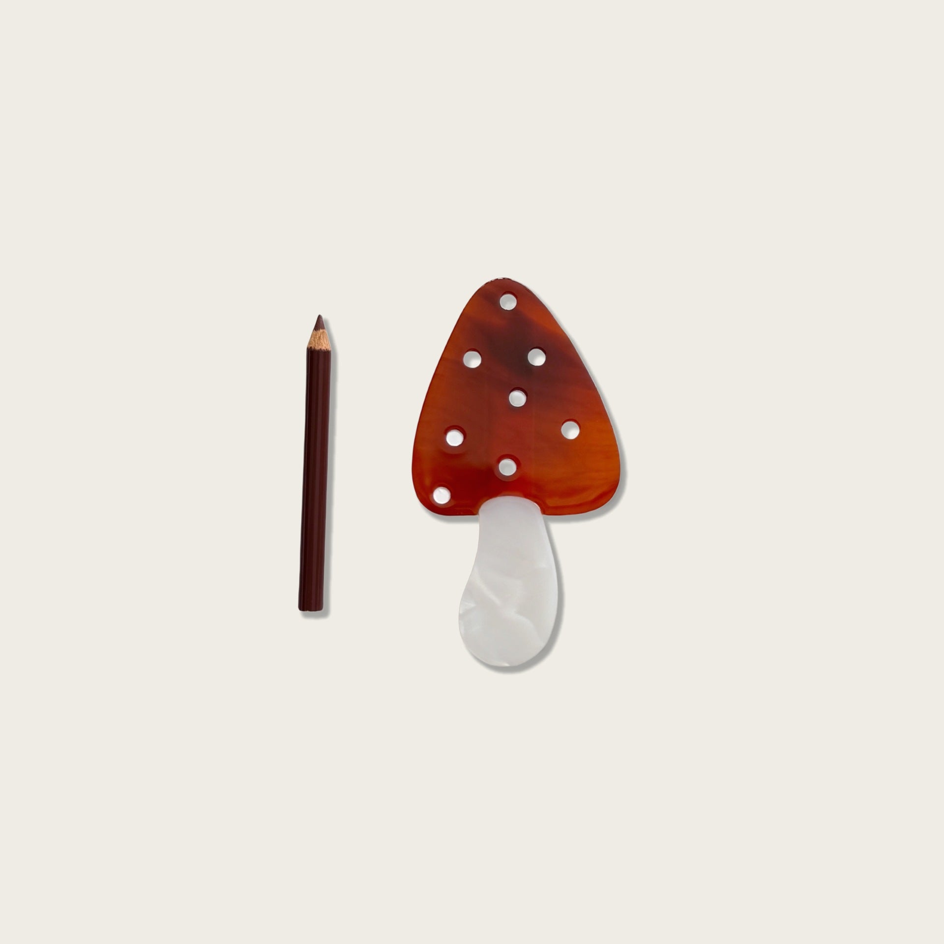 Sweet Creative Mushroom Shape Duckbill Hair Clip 8AS6HCP334T