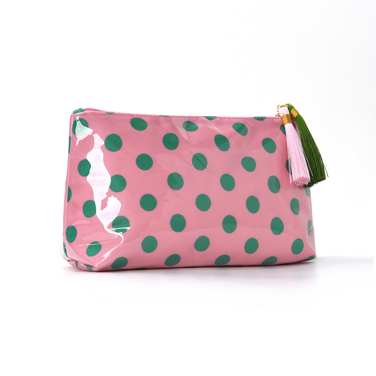 Vintage Polka Dots Waterproof PVC Cosmetic Bags MK2BLW6C5CO06